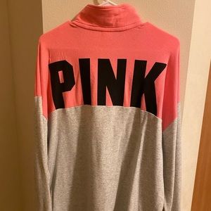 Pink and grey pullover